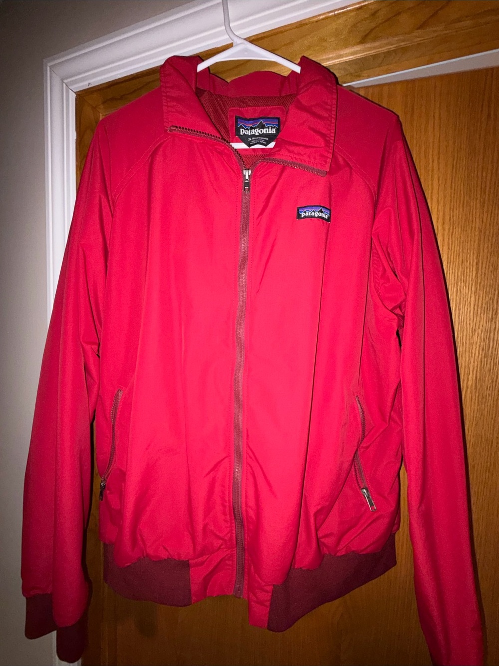 Patagonia Men’s Bright Red Lightweight Shirt Jacket